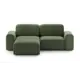 Диван раскладной Mebelroom Парма 280x90x180 см ткань цвет зеленый