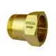 Обратный клапан пружинный Апогей 210004 DN32 PN10 1 1/4" НР-ВР латунь