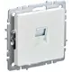 Розетка компьютерная встраиваемая Iek Brite BR-K10-1-K36 цвет жемчужный
