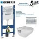 Комплект инсталляция с унитазом Geberit GEB163IONVP0 цвет белый