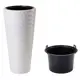 Кашпо Form-plastic d 29.5 см 29.5 см 25 л пластик белый