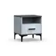 Тумба прикроватная Эверест Лофт 45x50x40 см 1 ящик ЛДСП цвет цемент темный/цемент светлый