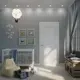 Дверь межкомнатная Dorica Классик-2 глухая 80х200см ПВХ цвет белый без замка и петель в комплекте