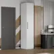Шкаф распашной Трия 45x220x51 см ЛДСП цвет белый