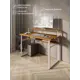Стол компьютерный Solarius Loft 60x96x140 см сталь и дерево цвет белый/ольха