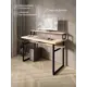 Стол компьютерный Solarius Loft 60x96x120 см сталь и дерево цвет черный/натуральный
