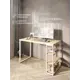 Стол письменный Solarius Loft 60x76.5x90 см сталь и дерево лофт ножки цвет белый/натуральный
