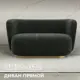 Диван прямой Лига диванов Лига-072 131049_спб 136x74x87 см шенилл цвет rimini 09 зеленый