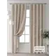 Комплект штор Comfy way Форнерс - 242 - 240 см CW709242240-240 на шторной ленте 240x150 см цвет бежевый