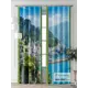 Комплект штор Comfy way Фриости - 04 - 260 см CW711004260-260 на шторной ленте 260x150 см цвет зеленый