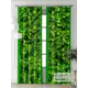 Комплект штор Comfy way Фриости - 24 - 260 см CW711024260-260 на шторной ленте 260x150 см цвет зеленый