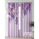 Комплект штор Comfy way Фриости - 55 - 240 см CW711055240-240 на шторной ленте 240x150 см цвет фиолетовый