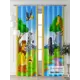 Комплект штор Comfy way Фриости - 46 - 260 см CW711046260-260 на шторной ленте 260x150 см цвет зеленый