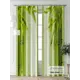 Комплект штор Comfy way Фриости - 39 - 240 см CW711039240-240 на шторной ленте 240x150 см цвет зеленый