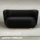 Диван прямой Лига диванов Лига-072 136x74x87 см эко-кожа цвет grifon 18 черный