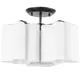 Люстра на штанге Lightstar Nubi 802037 3 лампы 6 м² цвет черный