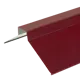 Конек плоский 150x150 2 м 0.4 мм RAL 3005 красный