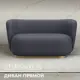 Диван прямой Лига диванов Лига-072 136x74x87 см эко-кожа цвет grifon 15 серый
