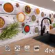 Стеновая панель матовая Фартукофф ФФ - 319 400x60x0.1 см ПВХ цвет разноцветный
