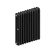 Радиатор трубчатый Rifar TUB 3057-10-AN 500x107 10 секций боковое подключение сталь антрацит с кронштейном