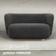 Диван прямой Лига диванов Лига-072 136x74x87 см велюр цвет brut 16 темно-серый