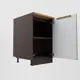 Кухонный гарнитур Vesta Ккэ1.5-микс в/мк/лф 150x2.17x60 см ЛДСП цвет темно-зеленый