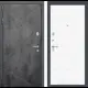 Входная дверь Лабиринт Лофт П13 левый 205x88см цвет бетон темный/белый софт