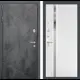 Входная дверь Лабиринт Лофт П31 левый 205x88см цвет бетон темный/белый софт