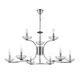 Люстра подвесная Lumion Lolina 8155-9 9 ламп 18 м² цвет хром