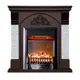 Каминокомплект Inter flame Диксон с очагом Fobos black (blt-999b-5/black) 1700Вт темный дуб