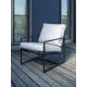 Кресло садовое Estente Mateo 5.5.106.bl.oxf.Grey 65 см x 83 см x 80 см металл серый