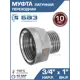 Муфта переходная БАЗ 3/4"x1" НР-ВР латунь БАЗ.МС.20Н.25В.Н