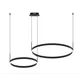 Светильник подвесной светодиодный Kink light Тор 08219.19pa 4000k-kinklight 30 м² нейтральный белый свет цвет черный