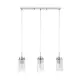 Светильник подвесной Lumion Isha 8102-3a 3 лампы 6 м² цвет хром/прозрачный