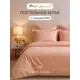 Комплект постельного белья двуспальный Arya Home страйп-сатин персиковый
