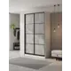 Шкаф-купе Клевер Атина 240x130х45 см 6 полок ЛДСП цвет белый/бетон серый
