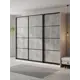 Шкаф-купе Клевер Атина 240x270х45 см 9 полок ЛДСП цвет белый/бетон серый