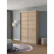 Шкаф-купе Клевер Атина 240x110х45 см 6 полок ЛДСП цвет дуб сонома