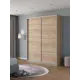 Шкаф-купе Клевер Атина 240x190х65 см 6 полок ЛДСП цвет дуб сонома