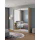 Шкаф-купе Клевер Атина зеркальный 240x180х45 см 6 полок ЛДСП цвет дуб сонома