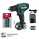 Дрель-шуруповерт аккумуляторная Makita DF333DAX13, 12 В Li-Ion 2x2 Ач