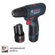 Дрель-шуруповерт аккумуляторная Bosch Professional GSR 120-LI 06019G8000, 12 В Li-Ion 2x2 Ач
