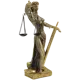 Статуэтка из мрамора Bogacho Девушка Фемида 2 бронзовая