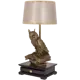 Настольная лампа BOGACHO СБ-15/Б/Тюссо жемчуг Ученый Филин цвет бежевый