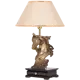 Настольная лампа BOGACHO СБ-10/Б/Крем Лошадь императора цвет бежевый