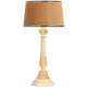 Настольная лампа BOGACHO СБ-9/АС/Тюссо поталь Колонна испанская цвет бежевый