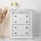 Обувница Bogacho Тауэр 4 ящика 80x38x95 см МДФ цвет белый