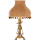 Настольная лампа BOGACHO СБ-43/Б/Классика поталь Флора цвет бежевый
