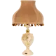 Настольная лампа BOGACHO Флер де Лис СБ-180/АС/Классика поталь цвет бежевый