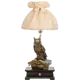 Настольная лампа BOGACHO СБ-15/Б/Мадлен жемчуг Ученый Филин цвет бежевый